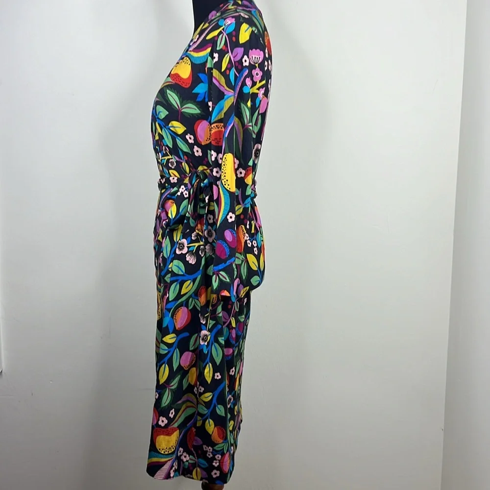 TUCKER NYC Jersey Wrap Dress in Fruit of Abundance XS - Picture 5 of 8